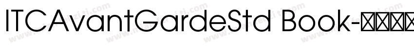 ITCAvantGardeStd Book字体转换